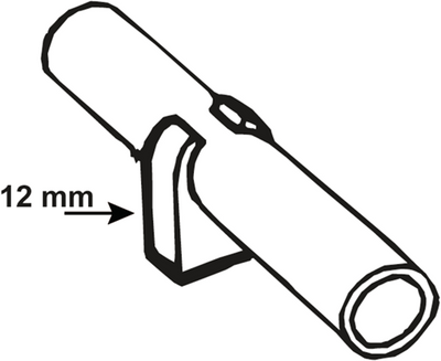 Cornat Einzelclip-Kupferrohr 12 mm (6 Stück) – T560102