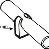 Cornat Einzelclip-Kupferrohr 28 mm (2 Stück) – T560406