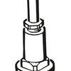 Cornat langer Hahnkopf für Kugelhahn 1'' - t571733