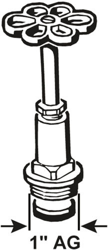 Cornat langer Hahnkopf für Kugelhahn 1'' - t571733