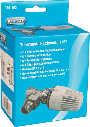 Cornat Thermostat-Heizkörperventilecke 1 2 - t591103