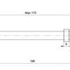 Garmin Tacx® T1711 Trainer-Achse M12x1,00 für E-Thru