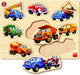Dinotoys Dino Puzzle - Holz Tatra Form Puzzle - 8 Stück