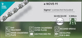 Taya E-Bike Necke E-Nove-91 1 2x5 64 9 Geschwindigkeit DHT 136S Silber - afbeelding 3