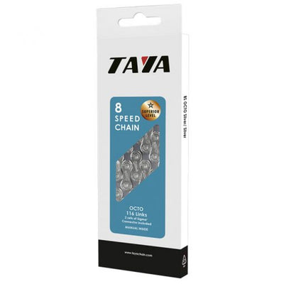 Taya Halskette Okto 7 8 Geschwindigkeit 1 2x3 32 116s. Schwarz | Silber