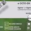 Taya Halskette Octo-DG E-Bike 1 2 x 3 32 8S 136 Silberverbindungen