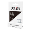 Taya -Kettenschalter Sigma Pro 1 2x3 32 Silber pro 2 Teile