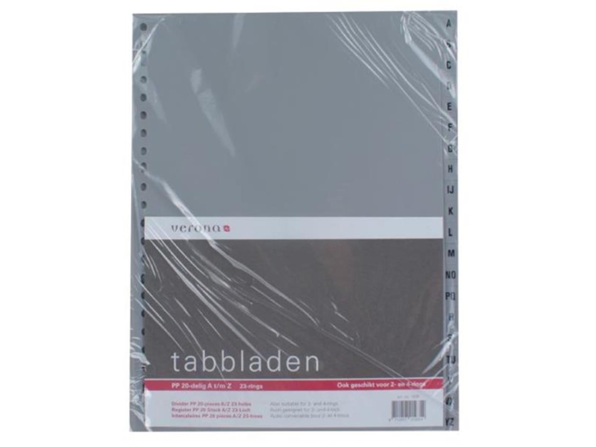 Verona Tabs A4 23Ringe A-Z 20 Teile