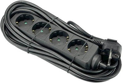 Tcd RA 4-Wege 3 Meter schwarzes Kabel