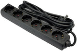 TCD RA 6-Wege-Kabel, 3 m, Schwarz – 6672631 - afbeelding 2