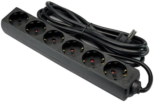 Tcd ra 6-Wege-Kabel, 5 m, Schwarz – 6672632