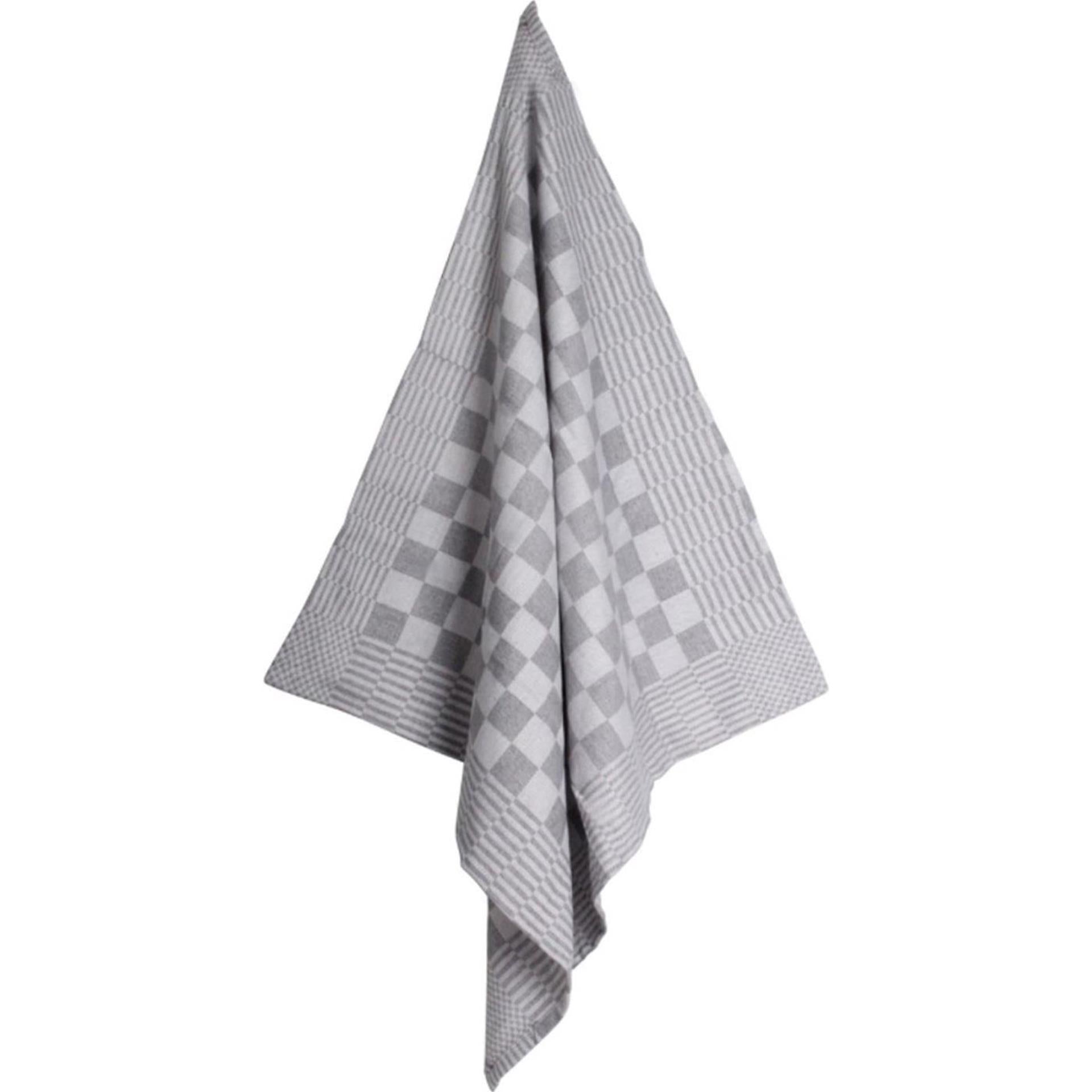 Kochhandtuch grau großer Diamant 70x70cm