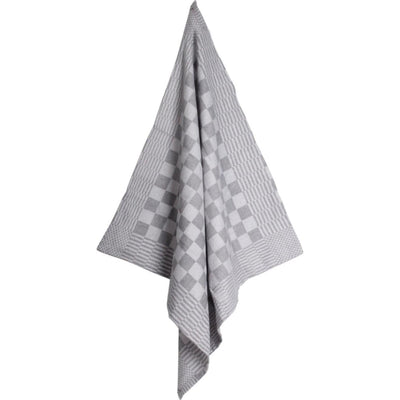 Kochhandtuch grau großer Diamant 70x70cm