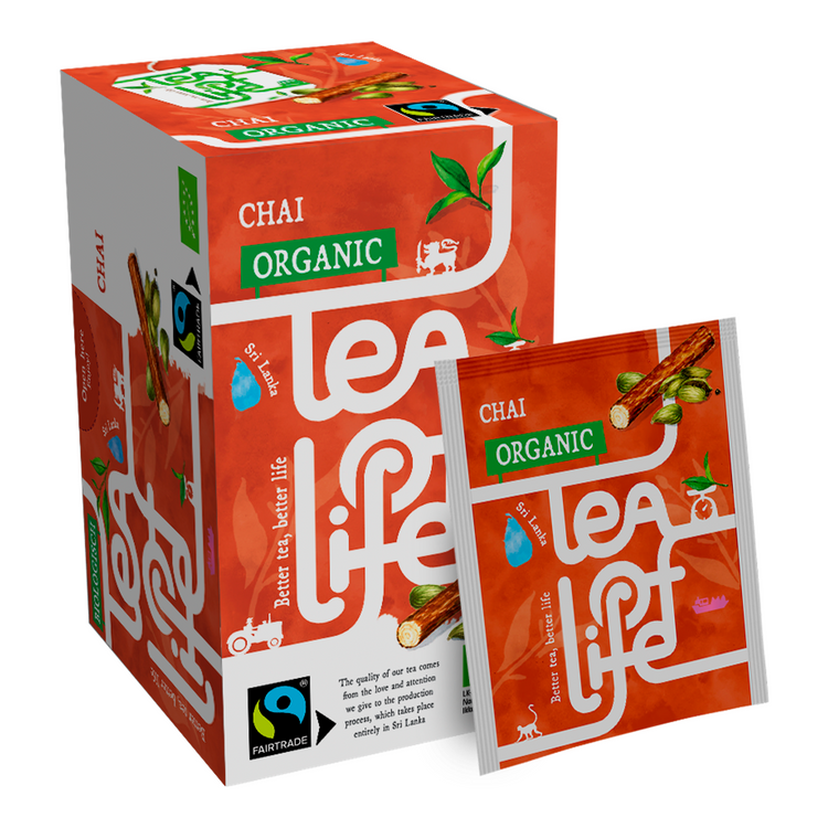 Tee des Lebens Fairtrade Bio-Chai (25x 1,5 Gramm)