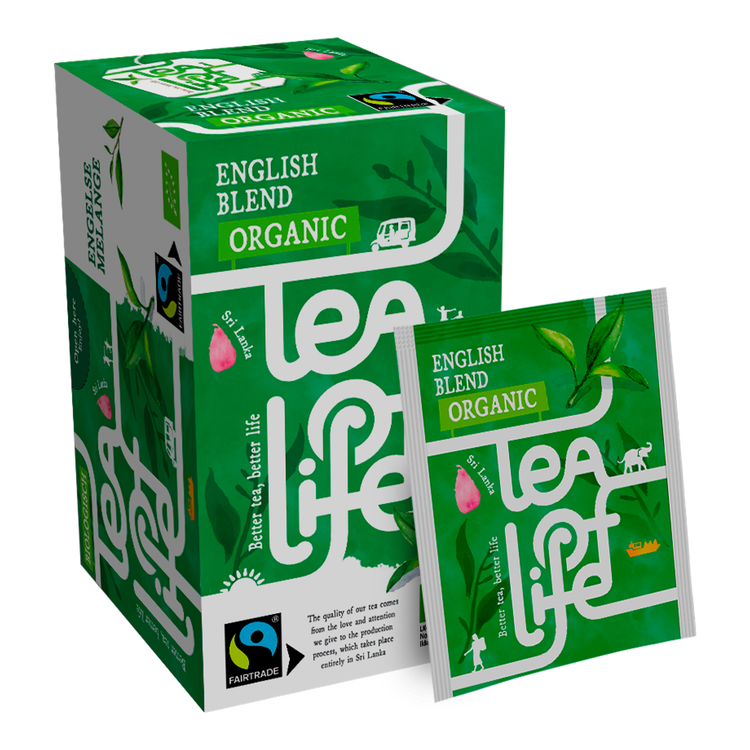 Tee des Lebens, fair gehandelte englische Bio-Mischung (25 x 1,5 g)