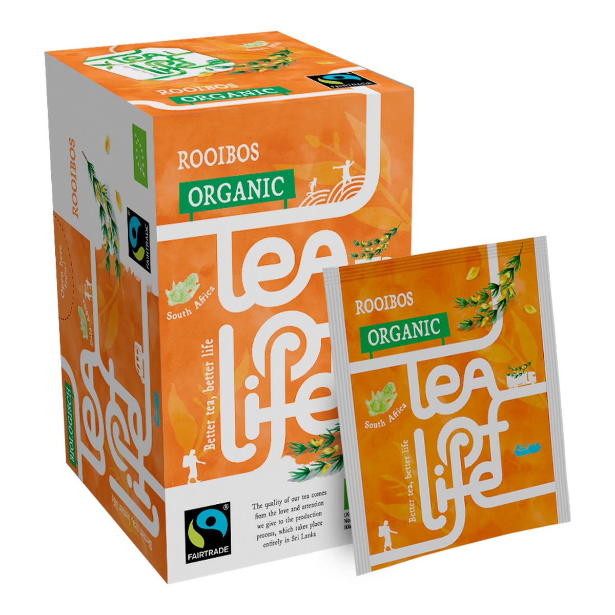 Tee des Lebens fair gehandelter Bio-Rooibos (25x1,5gr)