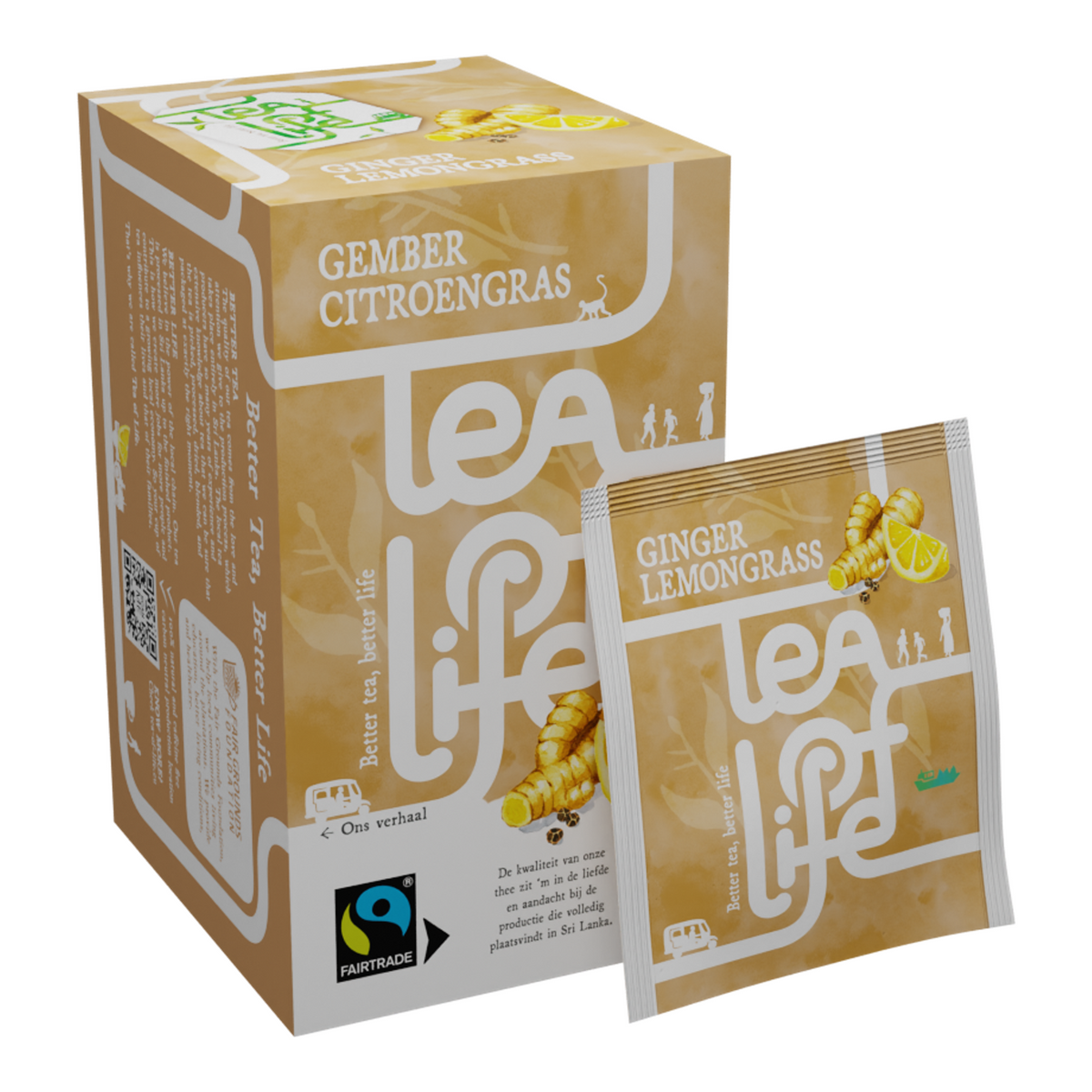 Tee des Lebens Ingwer-Zitronengras-Aufguss (100x1,25gr)