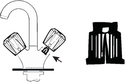 Cornat Klemmhalterung für Wasserhahngriff (2 Stück) – tec302625