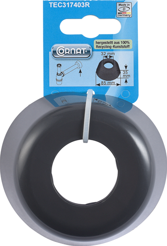 Cornat Rosette 32x70mm Kunststoff-Siphongröße - tec317403r