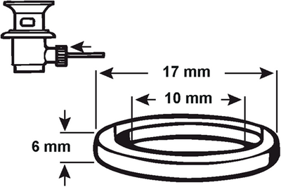 Cornat-Dichtung für Abflusshahn, 2 Stück – tec317418
