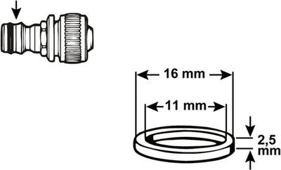 Cornat Dichtungs-O-Ring Gardena 11 mm (2 Stück) – tec380007