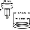 Cornat Dichtungsgummi d62mm für tec317411 - tec380245