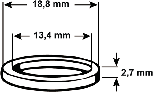 Cornat Dichtungs-O-Ring Grohe 13,4x2,7 (4 Stück) – tec380258