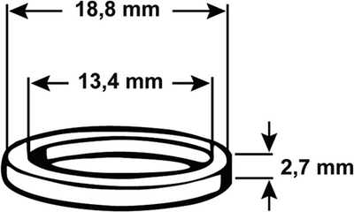 Cornat Dichtungs-O-Ring Grohe 13,4x2,7 (4 Stück) – tec380258