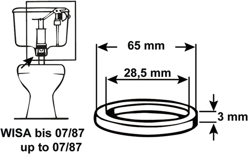 Cornat Dichtungsablaufspüle Wisa - tec380423