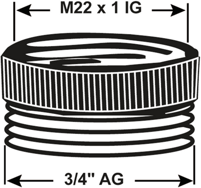 Cornat Messing-Ch-Reduzierstück VM M22x3 4 – tec386303
