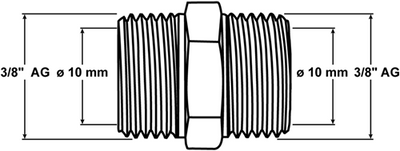 Cornat Klemmkupplung gerade 3 8mx10mm - tec5814041