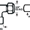 Cornat Klemmkupplung ch Knie 3 8vx10mm - tec582004