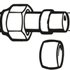 Cornat Kompressionskupplung MS-Ring 22 mm (2 Stück) – tec589080