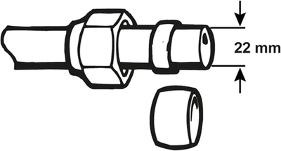 Cornat Kompressionskupplung MS-Ring 22 mm (2 Stück) – tec589080