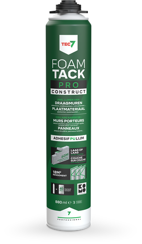 Tec7 Foam Tack Pro-Konstrukt | Aerosol | 880 ml – 670008000