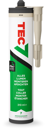 Tec7 Kartuschen-Universal-Kit 310 ml beige – 535906000 - afbeelding 1