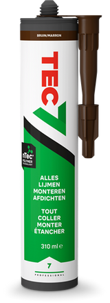 Tec7 Kartuschen-Universal-Kit 310 ml braun – 535406000 - afbeelding 1