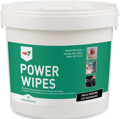 Tec7 Powerwipes Reinigungstücher 150 Tücher – 467035000