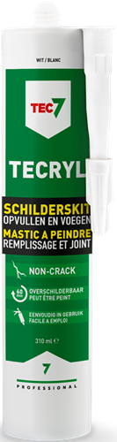 Tec7 Tecryl Acryl Malerdichtmittel Tube weiß 310ml | 12 Stk