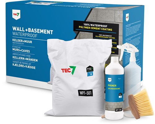 Tec7 wp7-501 Keller + Wand wasserdichtes Set 10 kg + 1 l – 602090000