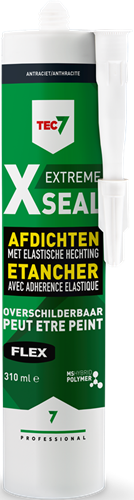 Tec7 x-seal anthrazit, Kartusche, 310 ml | alles und überall abdichten - 528014000
