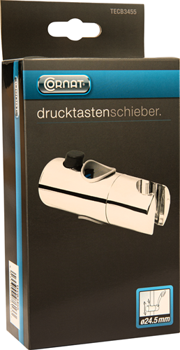 Cornat Gleitstift für Duschstange 24,5 mm CH – tecb3455