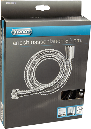 Cornat Brauseschlauch Edelstahl 0m80 ch - tecbw3312