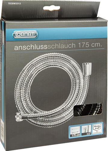 Cornat Brauseschlauch Edelstahl 1m75 ch - tecbw3313