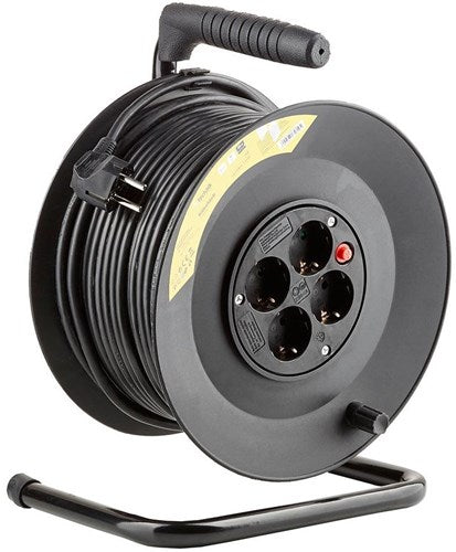 Technik Kabeltrommel h05 3x1,5qmm 50m schwarz - 1167274