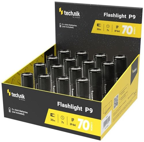 Technik LED-Taschenlampe Aluminium 3xaaa 70 Lumen - 5720130
