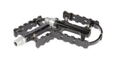 Tecora e tecmulti Pedalsatz Aluminium Multigriff schwarz auf Karte - afbeelding 1