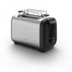 Tefal Subito Edelstahl-Toaster 1300 W