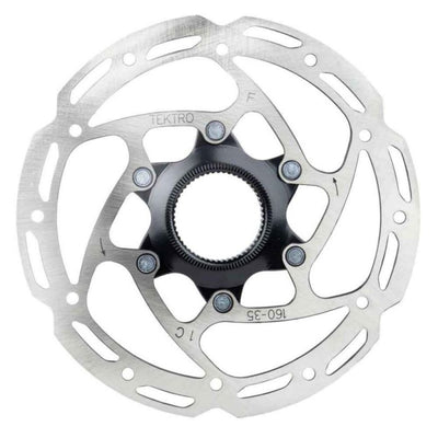 Tektro-Scheibenbremse-Rotor TR160-35 Ø160mm, Centerlock, Silber