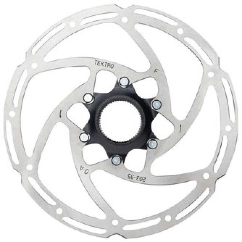Tektro Bremsscheibe Tr203-35 Ø203 mm Centerlock Silber (Workshop-Verpackung)